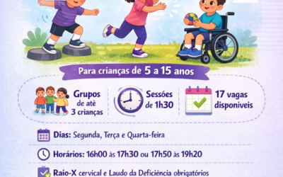 EACHA lança Atividade Física Adaptada para crianças de 5 a 15 anos